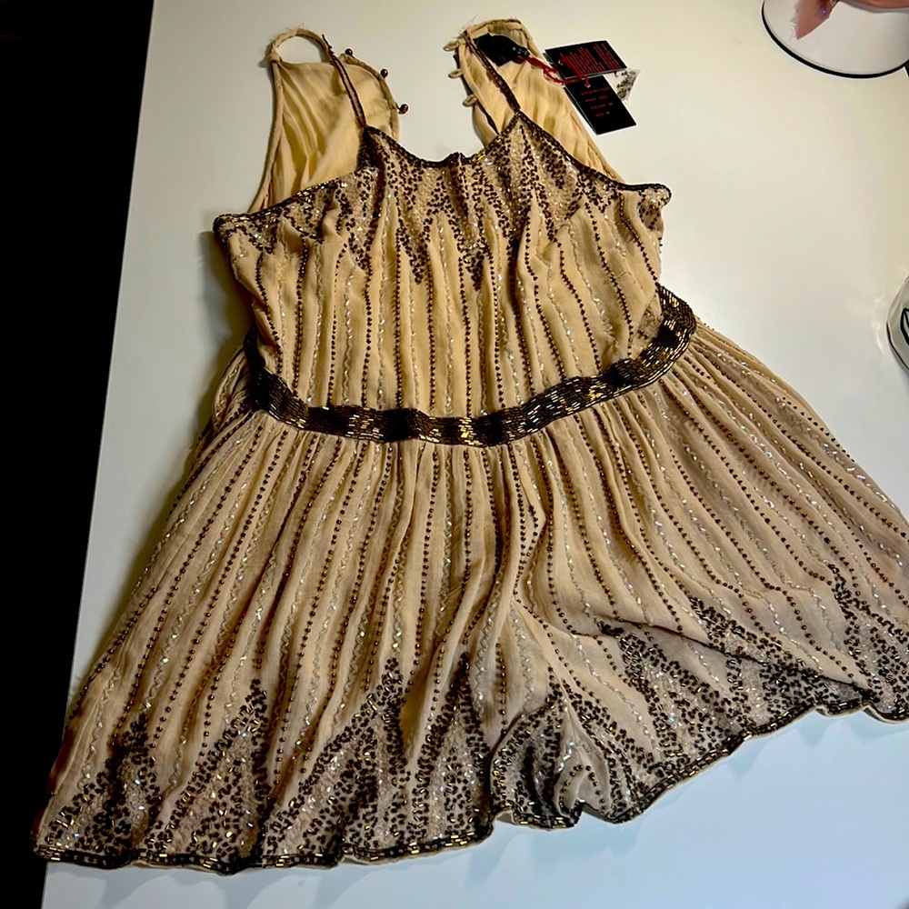 Beaded Raga Romper Mini